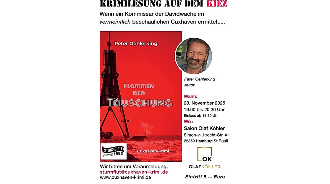 Plakat für die Lesung