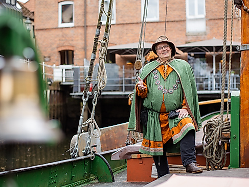 Mit dem Hansekaufmann durch Buxtehude