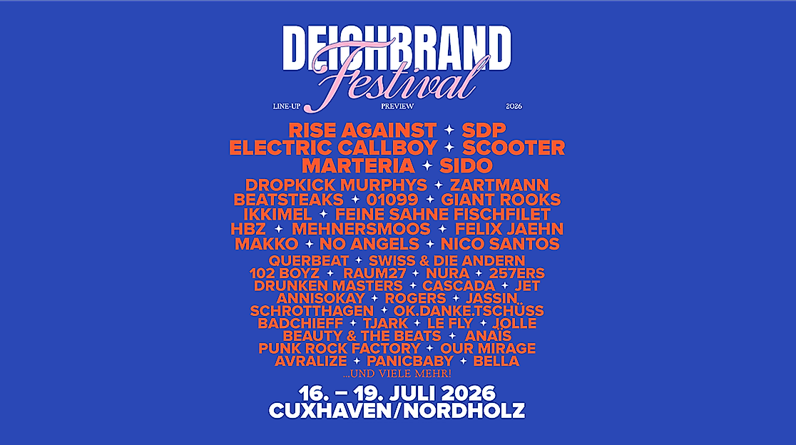 All Days + Camping + Frühanreise - DEICHBRAND Festival 2026