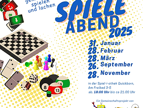 Spieleabend 2025 Übersicht Spiel-i-othek Quickborn
