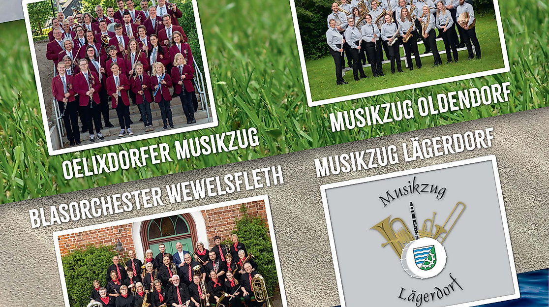 Konzert der Musikvereine am 07.06.2026 im Colosseum Wilster! Musik, Kaffee & Kuchen erleben