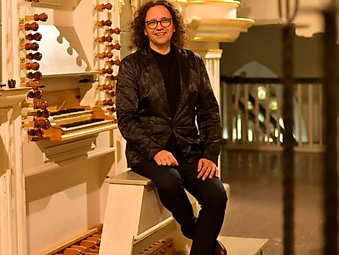 Jörg Reddin in der Bachkirche Arnstadt