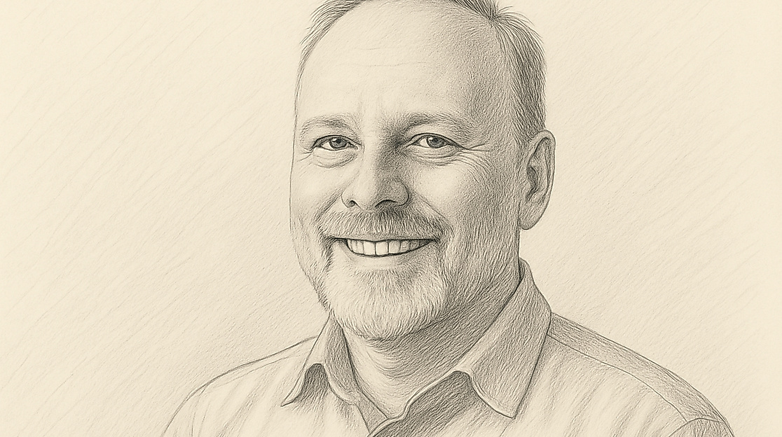 the work - ich in Bleistift