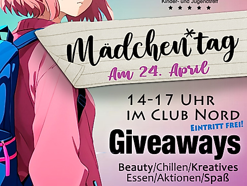 Plakat zum Mädchentag
