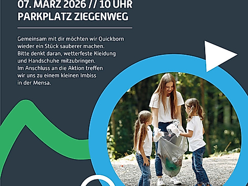 Aktion Saubere Landschaft Veranstaltungsplakat