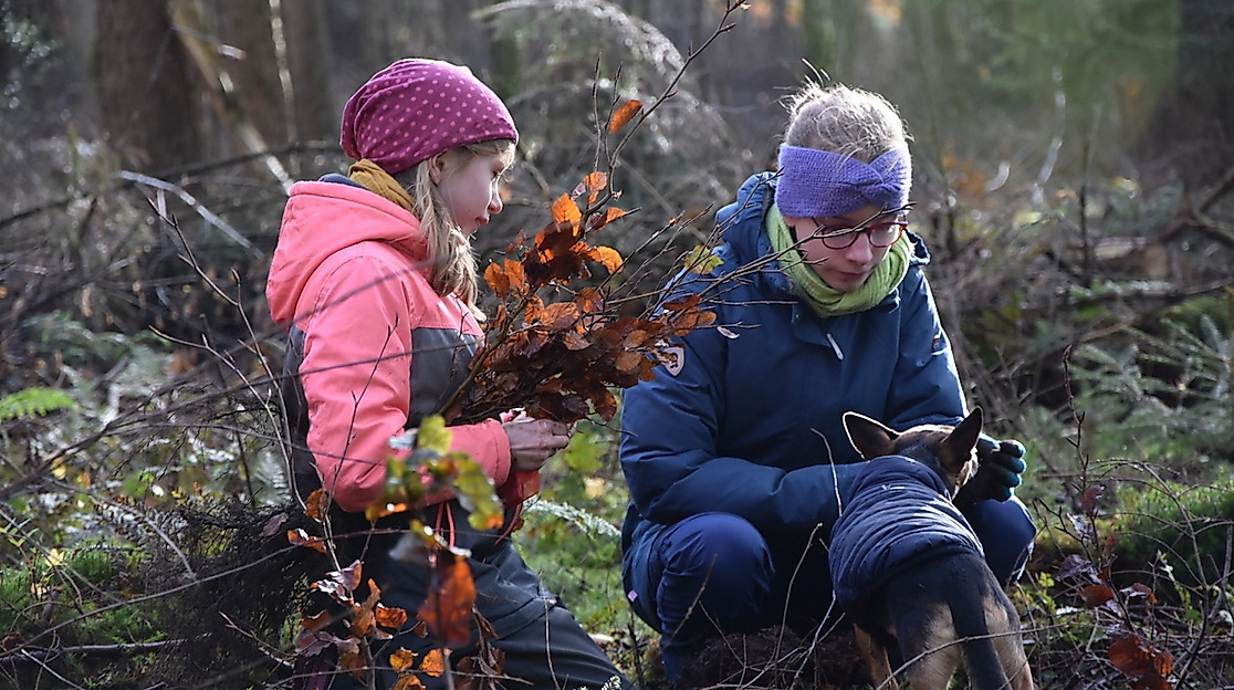 Für Kinder wird der Wald zum Klassenzimmer