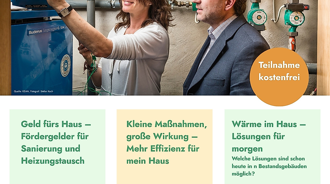 Wochen der Wärme- Geld fürs Haus
