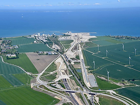 Baustelle Fehmarnbelt-Tunnel