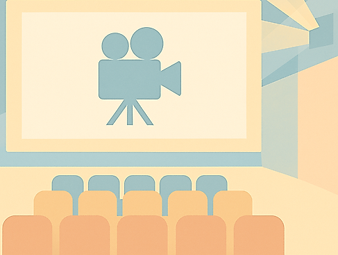 Kino mit Filmprojektor