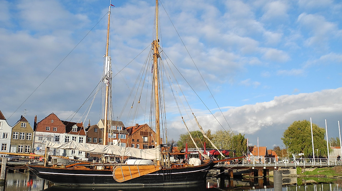 Rigmor im Hafen