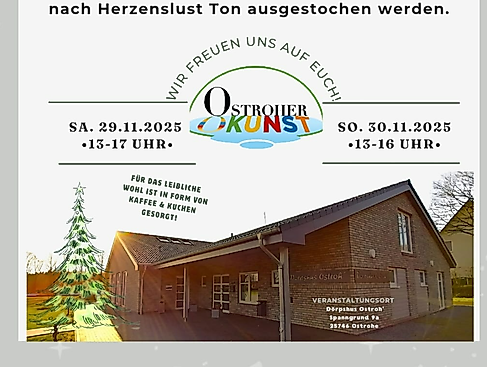 1. Adventsausstellung im Dörpshus Ostroh´