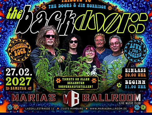 The Backdoors The Backdoors // Tribute to The Doors & Jim Morrison