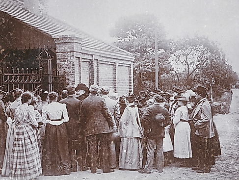 Huldigung vor dem Fürstenhause, 1892