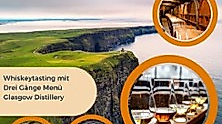 Whiskytasting mit Drei Gänge Menü