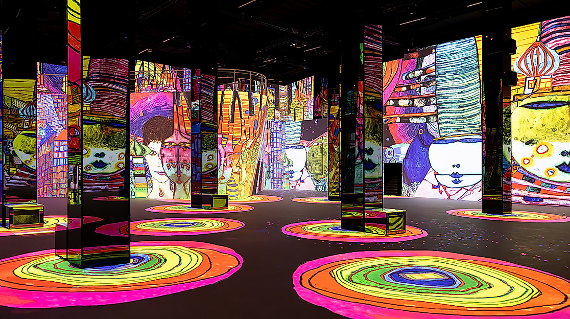 Hundertwasser_Port des Lumières  Culturespaces  Fabijan Vuksic