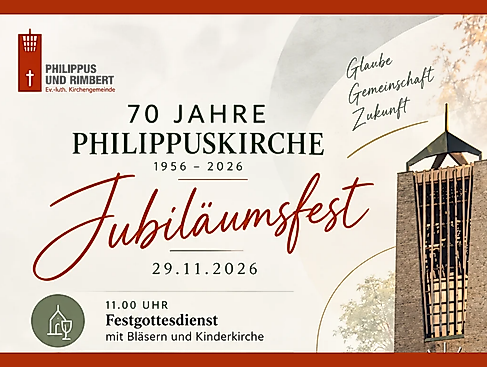 Festgottesdienst mit Kinderkirche zum 70. Kirchweihjubiläum