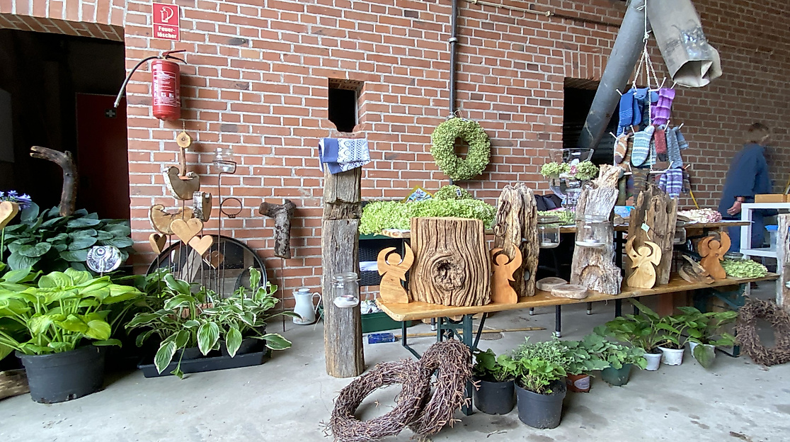 Kunsthandwerk auf dem Kartoffelfest
