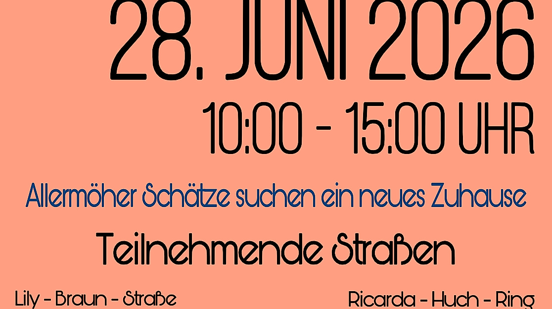 Nachbarschaftsflohmarkt