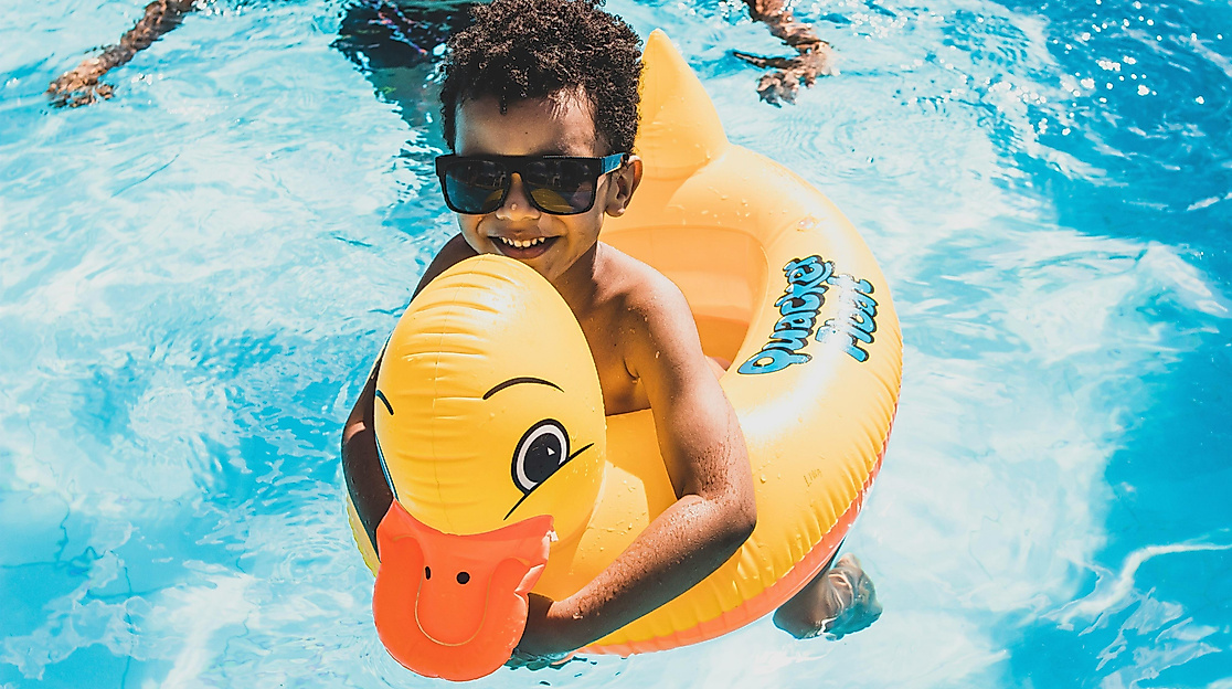 Sommer-Poolparty
