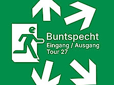 Buntspecht - Eingang / Ausgang Tour 2027