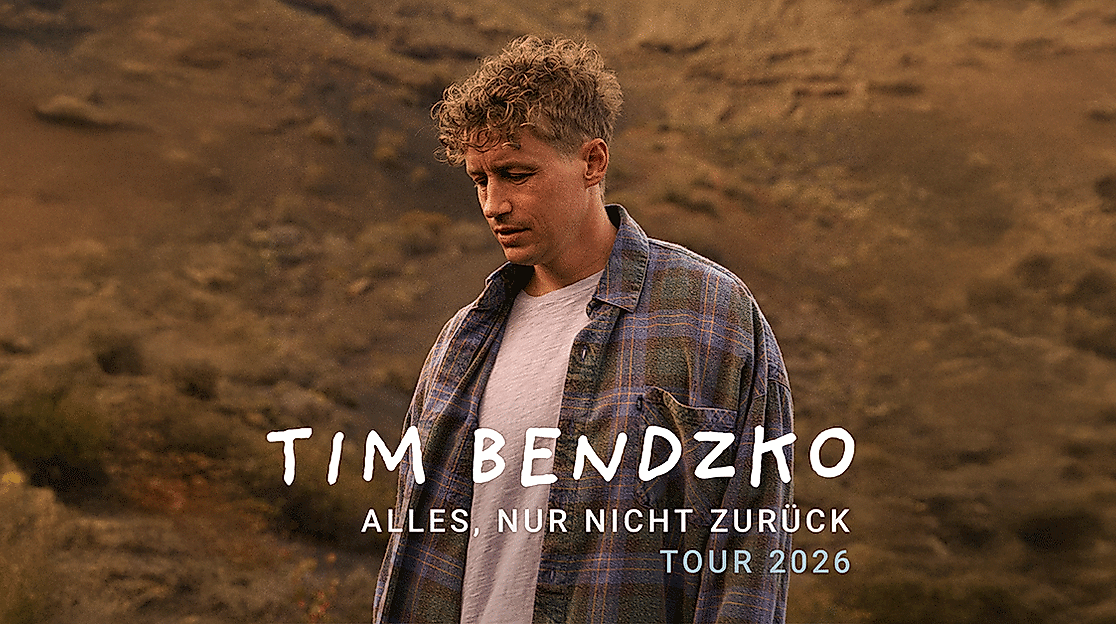 Tim Bendzko - Alles, nur nicht zurück – Tour 2026