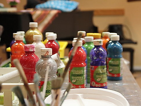 Intuitives Malen zu biblischen Texten