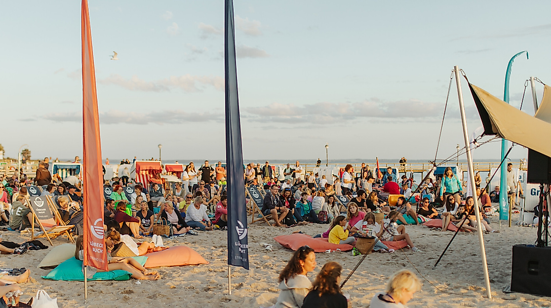 Musik im Strandkorb Pelzerhaken 2023 Publikum © TALB Joelle Dörnath