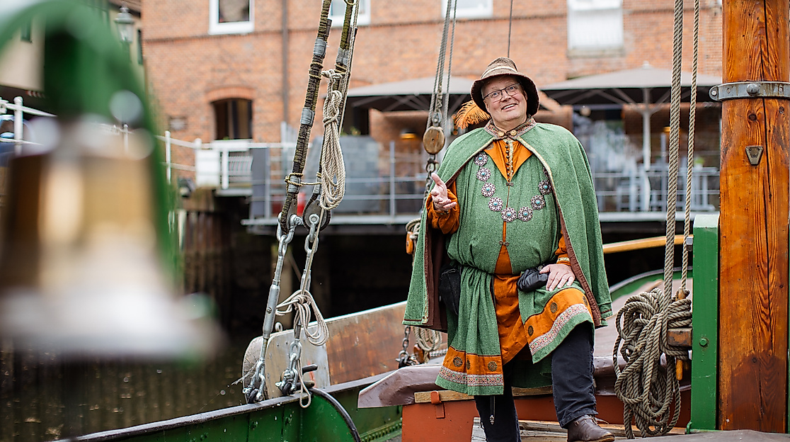Mit dem Hansekaufmann durch Buxtehude