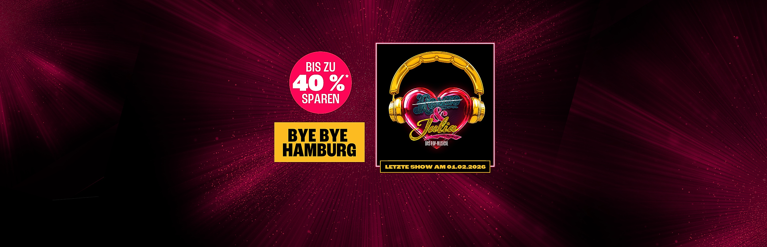 Musical Herbst Aktion bis zu 40 Prozent Rabatt