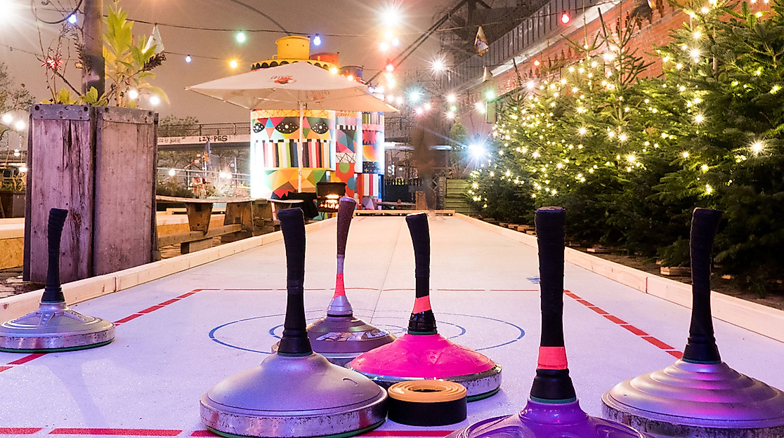 Eisstockschießen in Hamburg