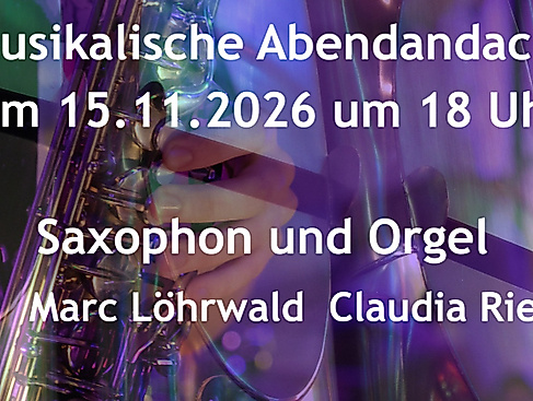 Saxophon und Orgel