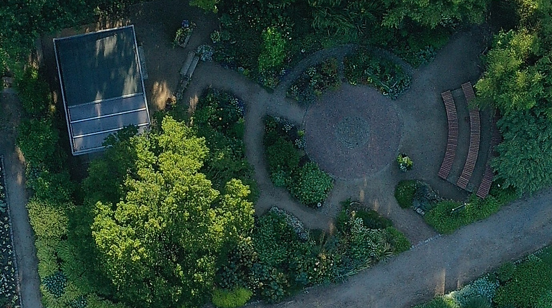 Luftaufnahme NDR-Garten