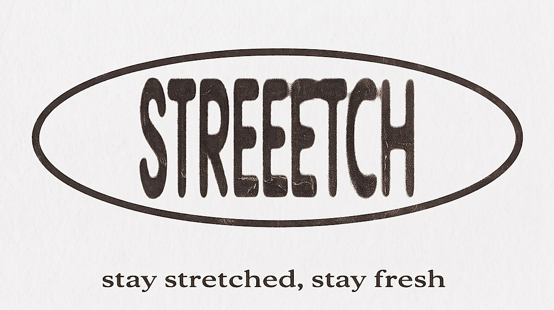STREEETCH-Logo mit Slogan