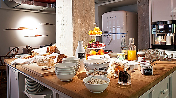 Hotel Henri Hamburg: Frühstücksraum