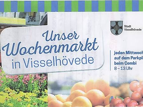 Wochenmarkt in Visselhövede