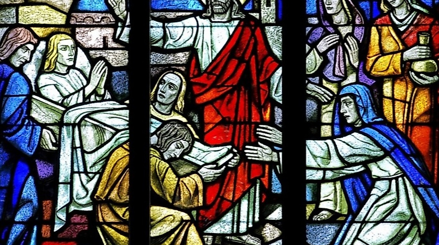 Kirchenfenster in der Versöhnungskirche