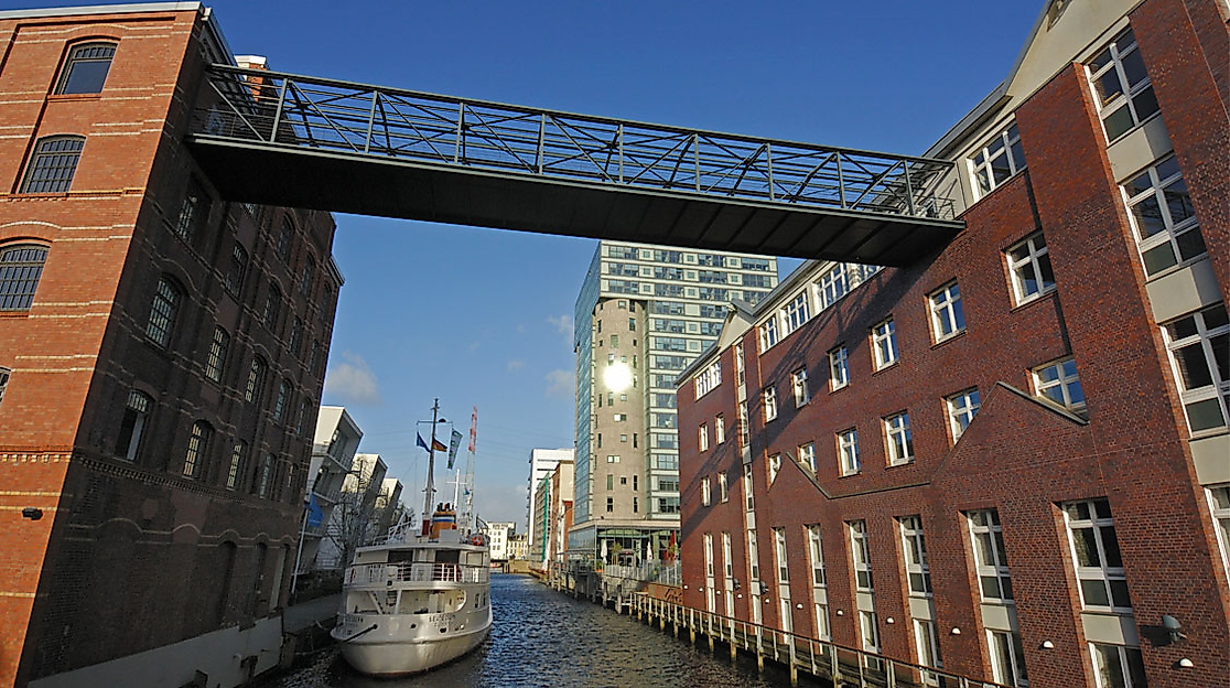 Kanal in Hamburg-Harburg