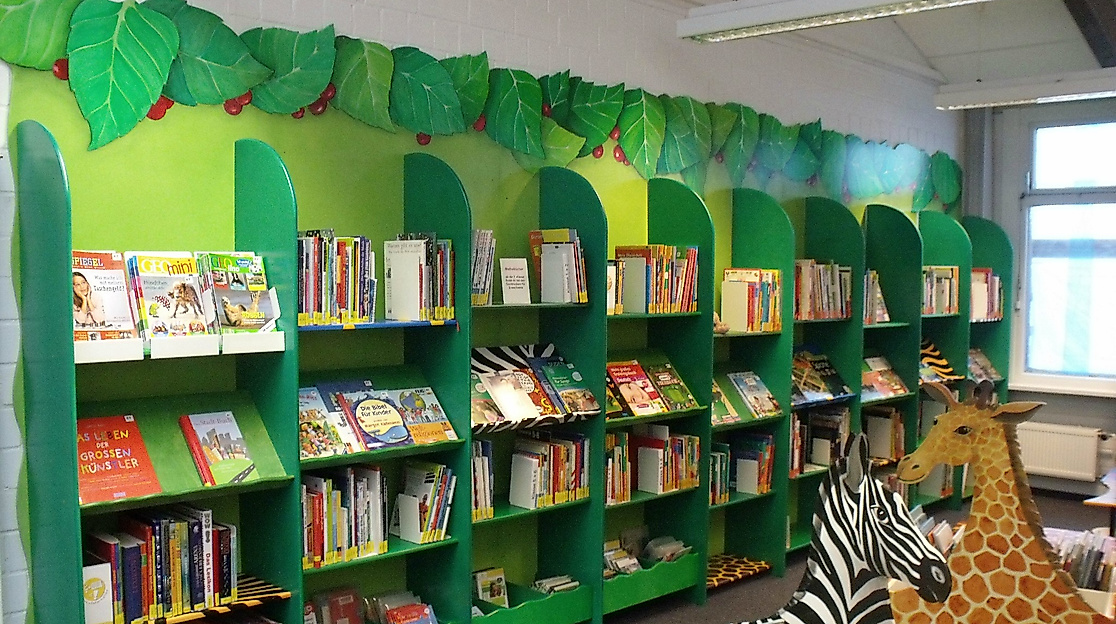 Der Kinderbereich in der Bücherhalle Kirchdorf