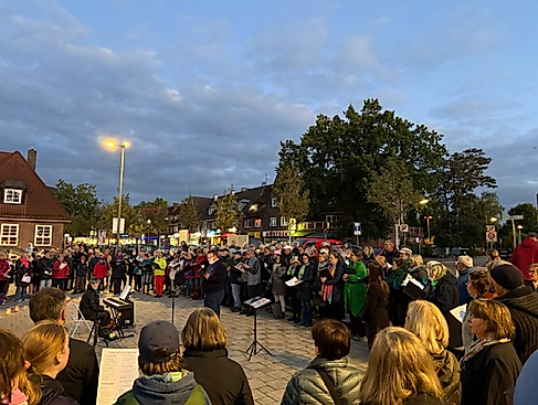 3. Oktober 2024 auf dem Saseler Markt