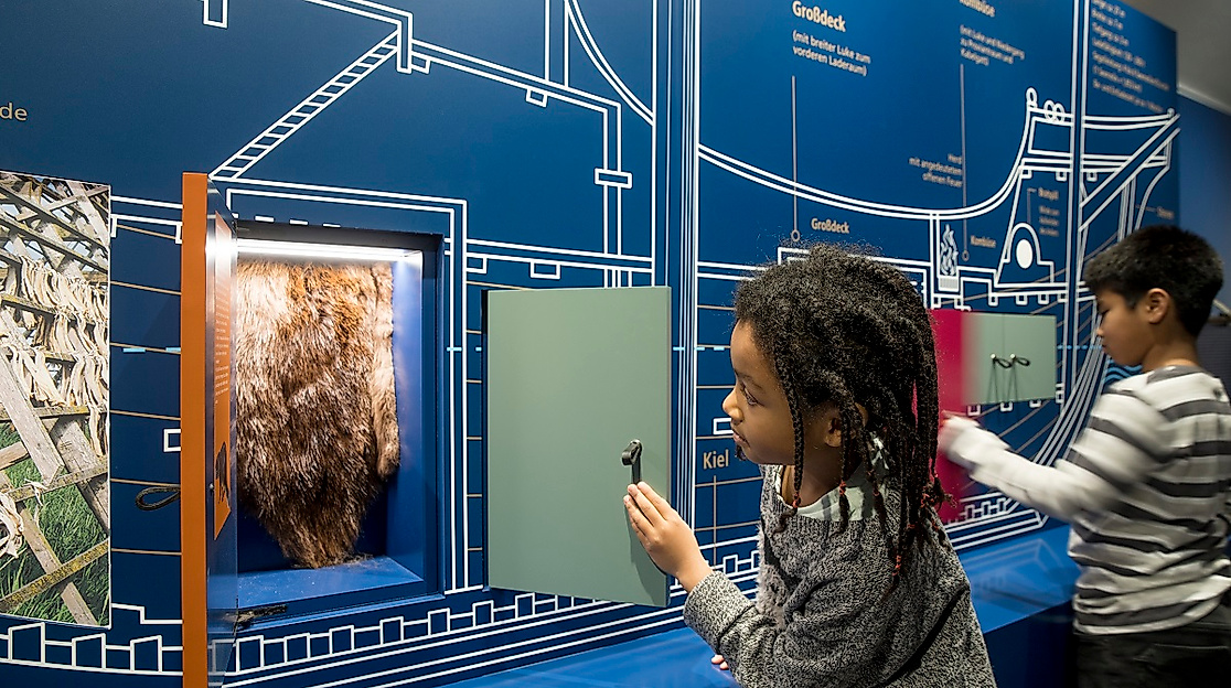 Kinder in der Dauerausstellung des Ostpreußischen Landesmuseums