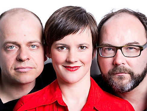 Die drei Musiker v.l. Olaf Koep, Ninon Gloger, Johannes Huth
