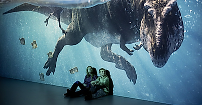 Faszination Dinosaurier-Projektion