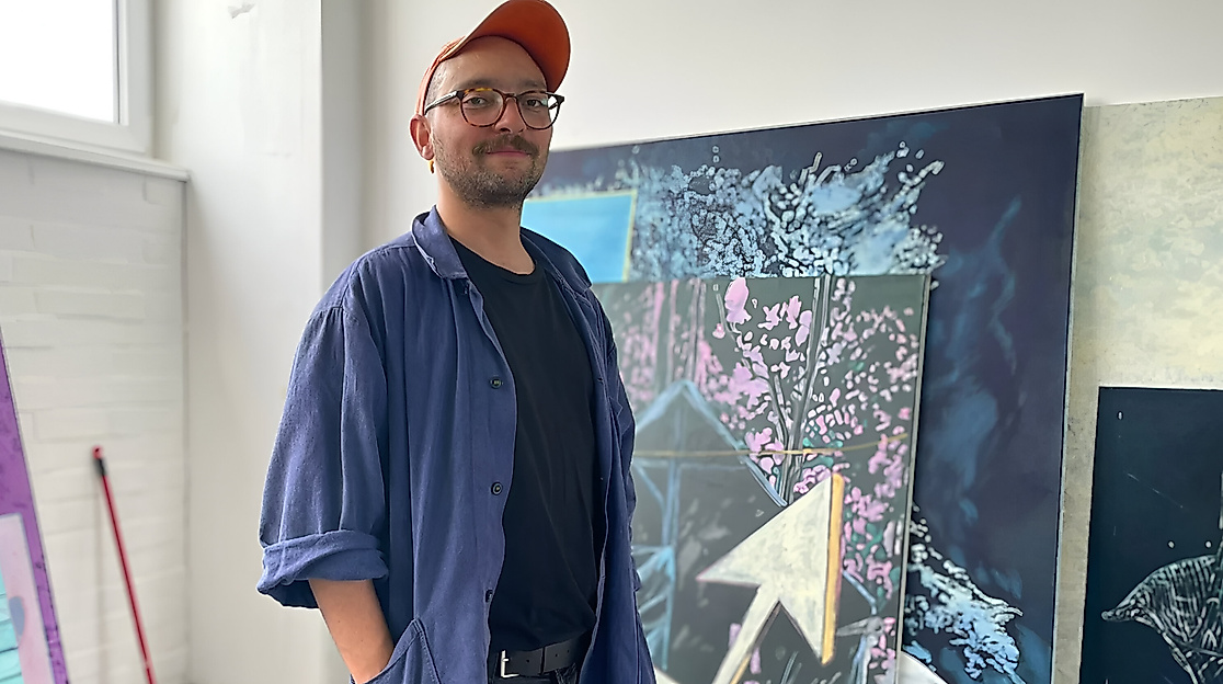 Juan Blanco in seinem Atelier