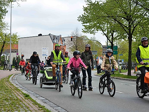 STADTRADELN Kidical Mass/Familien-Fahrrad-Demo