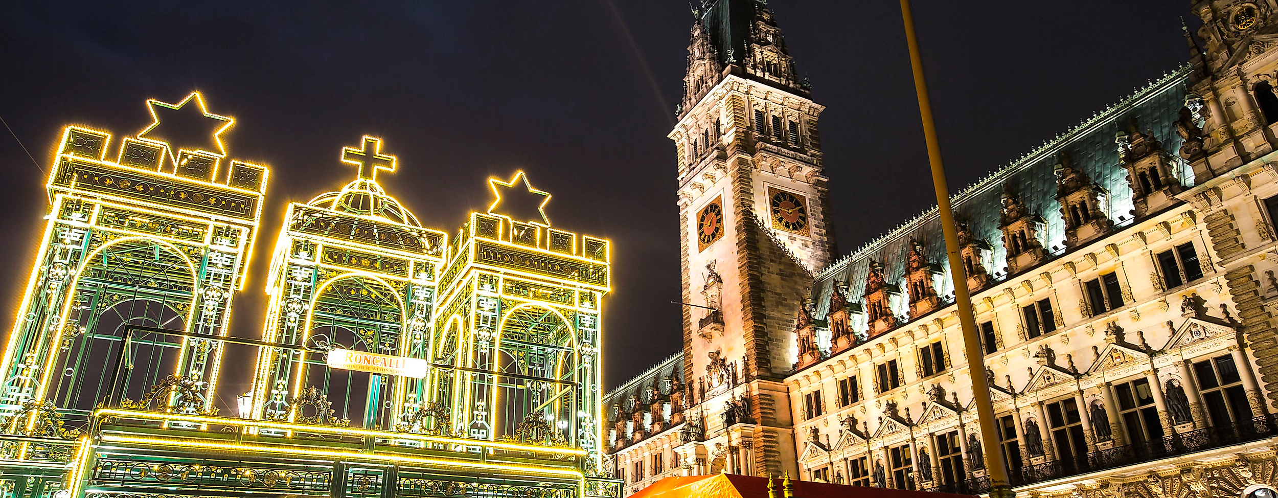 Weihnachtsmarkt Rathausmarkt Hamburg
