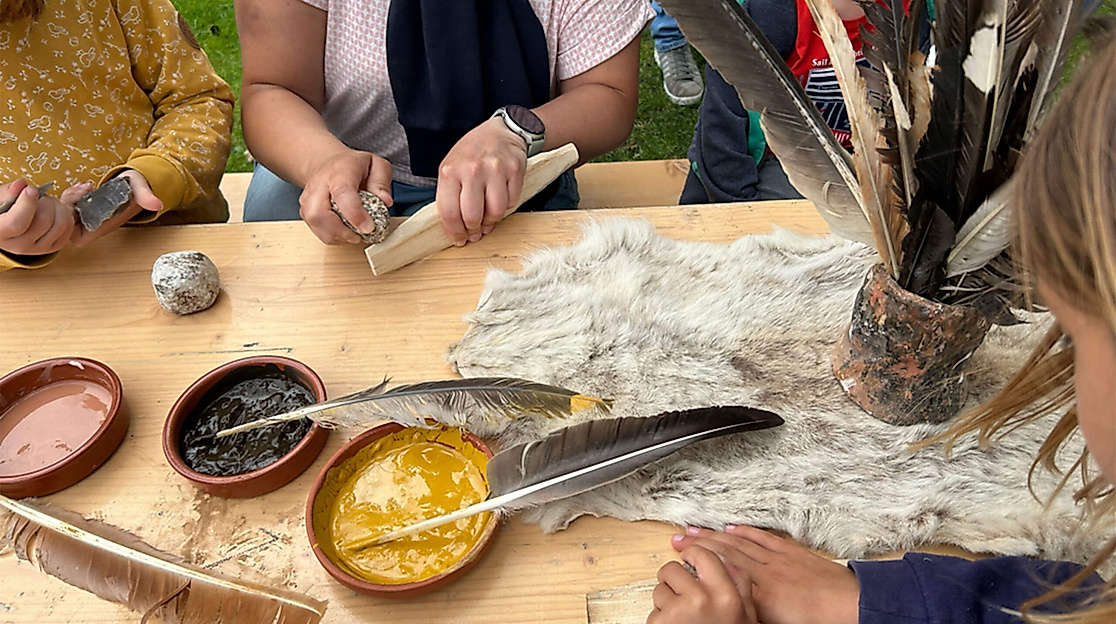 Basteln mit dem Steinzeitpark Dithmarschen