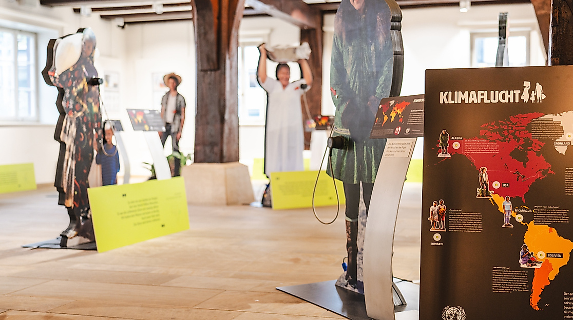 Ausstellung "Klimaflucht" im Heimathaus Sittensen