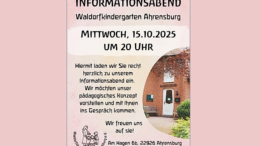 25-10-15 Infoabend Waldorfkindergarten Ahrensburg