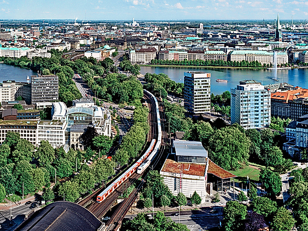 Hamburg 1. Klasse Bahnaktion