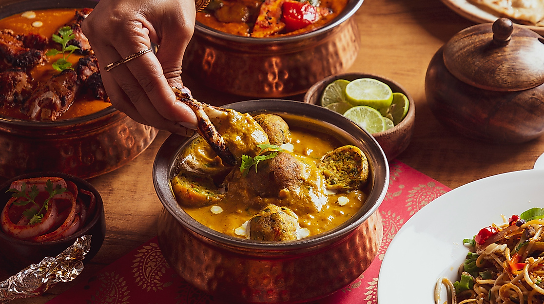 Warme indische Herbstküche